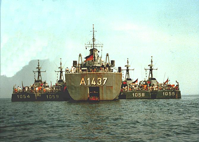 Marine 1 Division  u. Minenleger Steigerwald